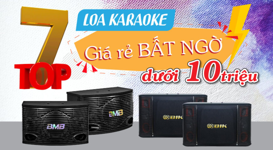 Top 7 Loa karaoke giá rẻ bất ngờ dưới 10 triệu đáng mua