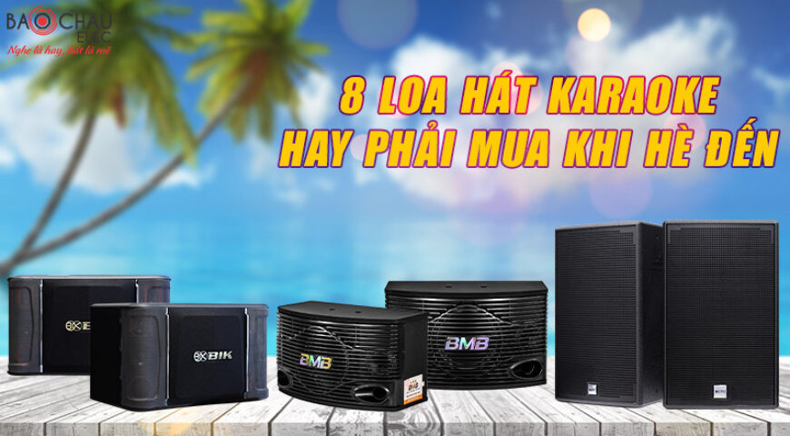8 loa hát karaoke hay, Hè đến phải mua ngay