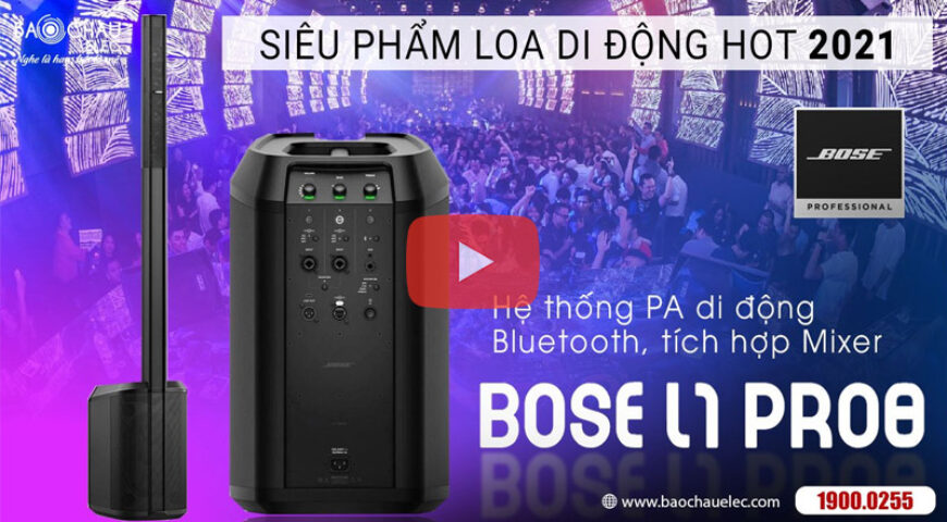 Loa Bose L1 Pro8 – Loa Di Động Biểu Diễn Chuyên Nghiệp, Bluetooth, có Mixer, hát karaoke, nghe nhạc