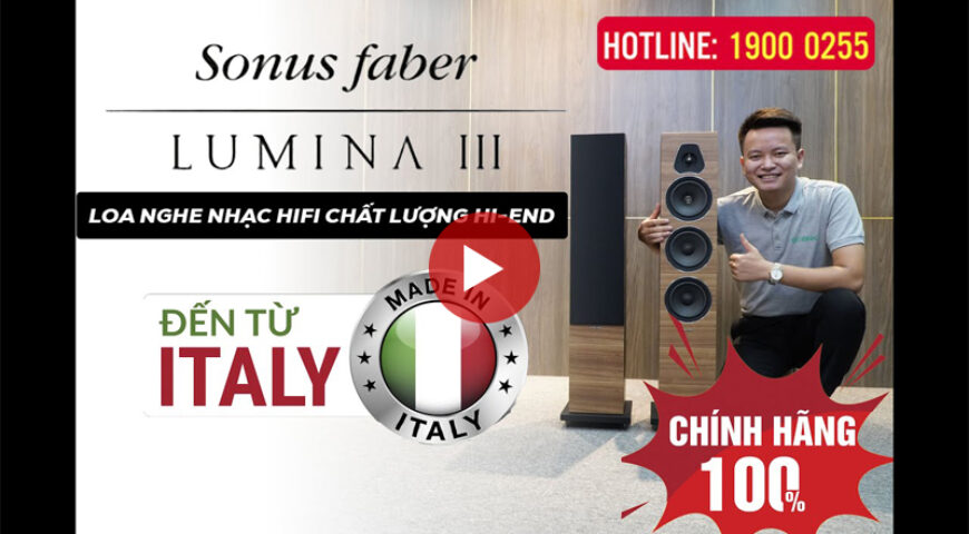 Loa Sonus Faber Lumina III Sản Xuất tại Ý – Loa nghe nhạc Hifi kiểu dáng đẹp, chất âm hay