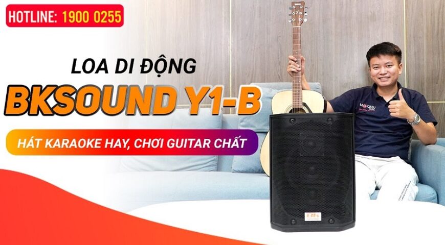 Loa di động BKSound Y1B – Loa nhỏ gọn mà hát karaoke hay chơi guitar ngon
