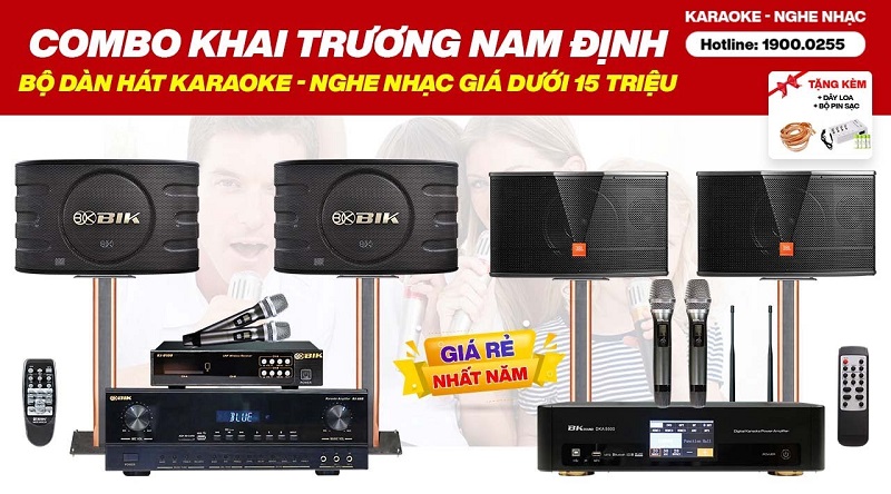 Combo karaoke Khai Trương Nam Định giá dưới 15 triệu, hát karaoke, nghe nhạc cực đỉnh, Quà To