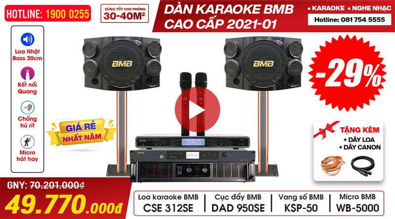 Dàn karaoke đồng bộ BMB cao cấp, Các model mới nhất 2021, Công nghệ mới, Hiện đại Âm thanh Cực Hay