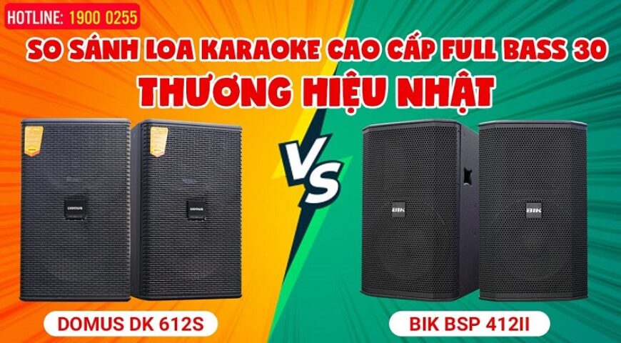 Đánh giá 2 dòng Loa Full bass 30 Nhật: Loa BIK BSP 412II & Loa Domus DK 612S cao cấp