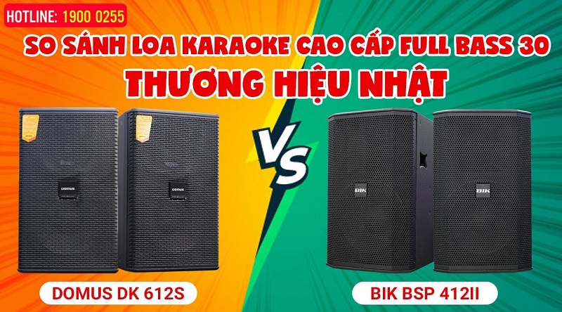 Đánh giá 2 dòng Loa Full bass 30 Nhật: Loa BIK BSP 412II & Loa Domus DK 612S cao cấp