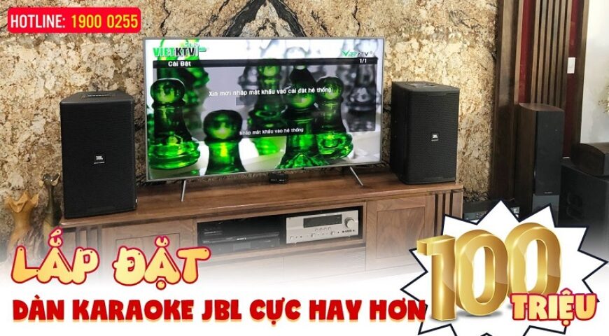 Lắp đặt dàn karaoke JBL Cao Cấp cho gia đình anh Thanh ở Hà Nội , Loa JBL KP6012, Sub bass 40 JBL
