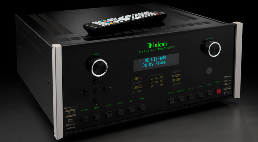 Đầu McIntosh MX123 AV Processor nay đã hỗ trợ nội dung 8K/60Hz ở phiên bản mới