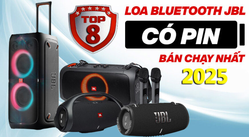 Top 8 Loa bluetooth JBL loại có pin bán chạy nhất 2025