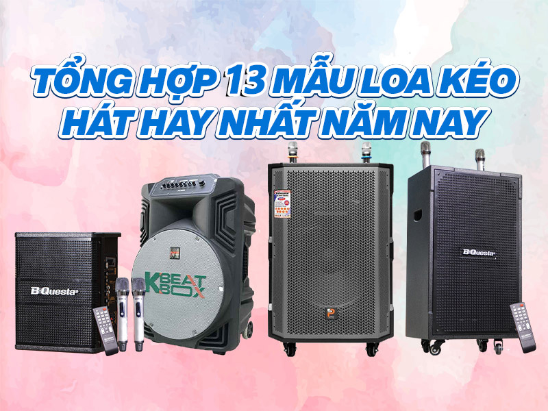 Tổng hợp 13 mẫu loa kéo hát hay nhất năm nay